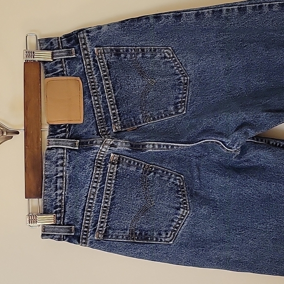 Vtg Levi's 962 Junior High Rise Tapered Leg Baggy Baddie Jeans 27 x 31 - Picture 8 of 9